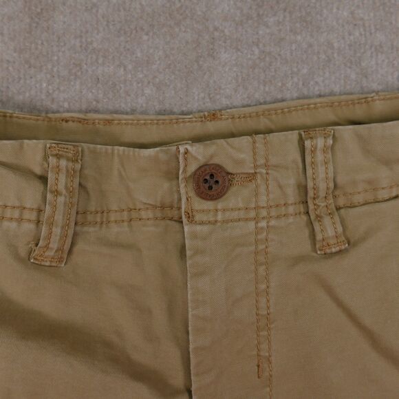 American Eagle Cargo Shorts 30 Classic Fit Flex Stretch Brown Pockets - Picture 7 of 15